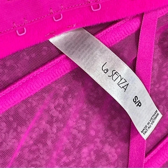 La Senza Bustier Corset  Hot Pink With Jewels - Picture 7 of 8